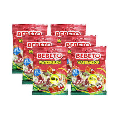 Bebeto Watermelon Jelly Gum 70g x 6PK