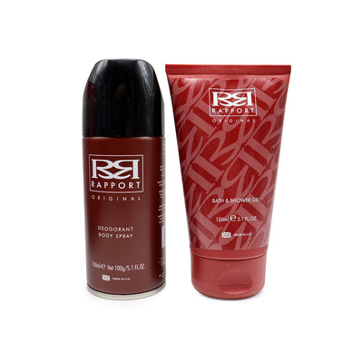 Rapport Original Red Body Spray + Bath & Shower Gfit Set For Men