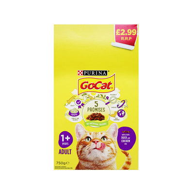 Go-Cat Chicken & Duck Mix Dry Cat Food 750g