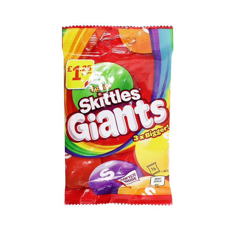 Skittles Giants Fruit Sweets Bag 116g