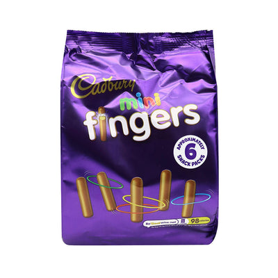 Cadbury Fingers Mini Chocolate Biscuits Multipack
