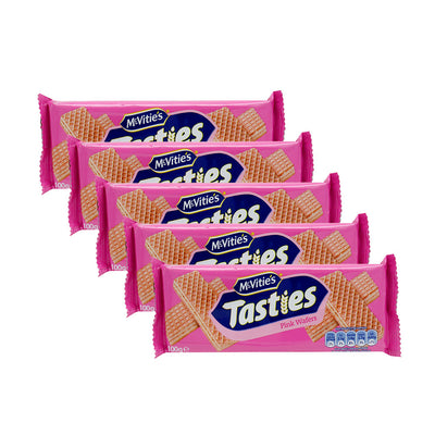McVitie's Tasties Pink Wafers 100g