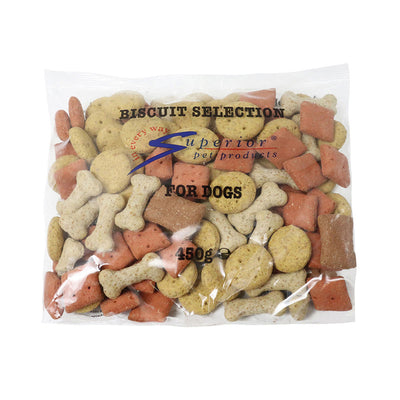 Superior Biscuit Selection For Dogs 450g