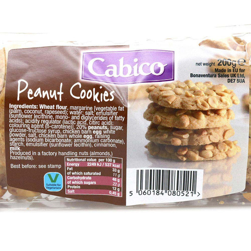 Cabico Peanut Cookie 200g