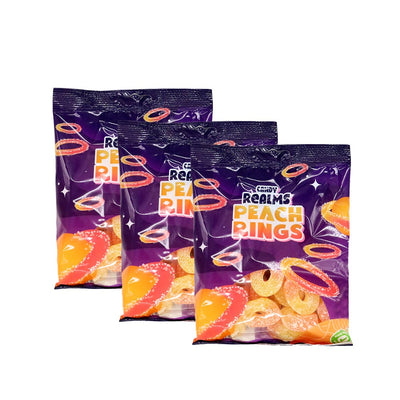 Candy Realms Peach Rings Bag 190g