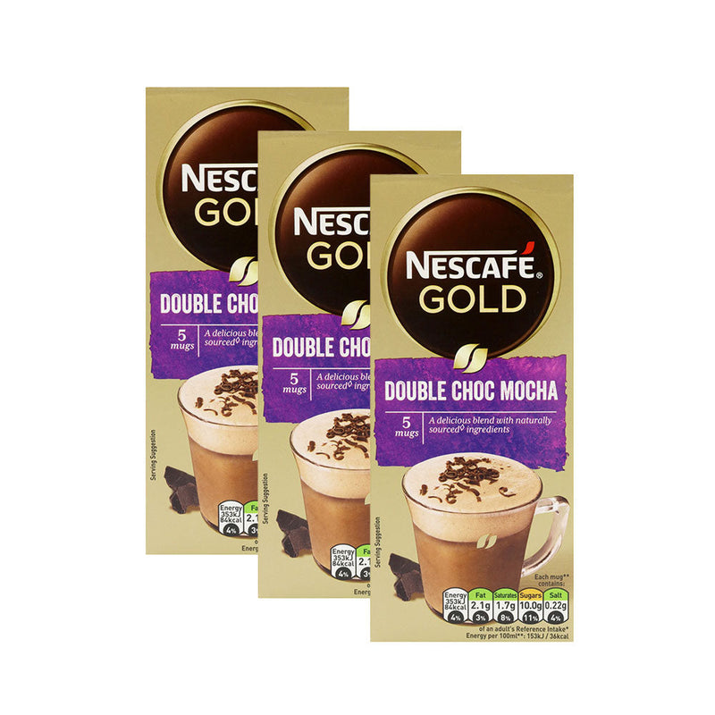 Nescafe Gold Double Choc Mocha Instant Coffee 5PK