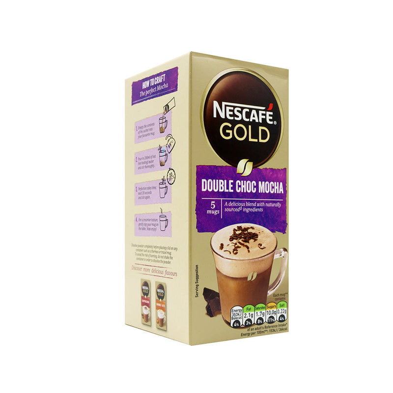Nescafe Gold Double Choc Mocha Instant Coffee 5PK