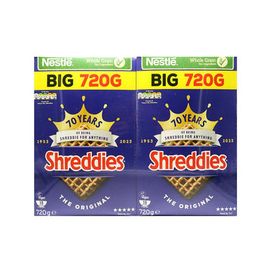 Nestle Shreddies The Original Breakfast Cereal 720gx2