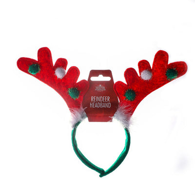 Reindeer Pompom Headband
