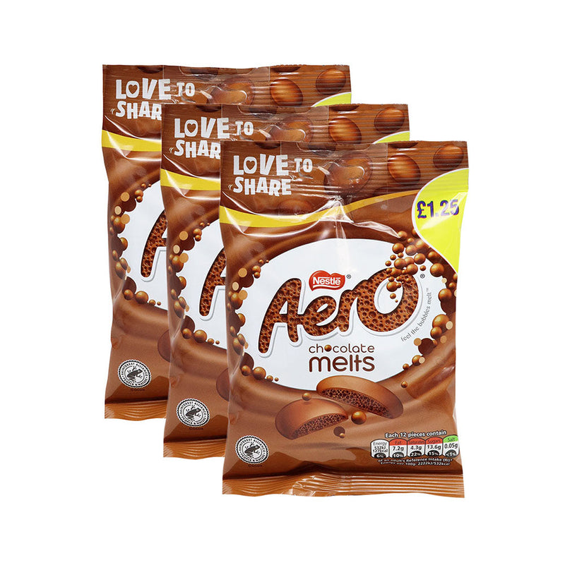 Aero Melts Milk Chocolate Pouch 80g