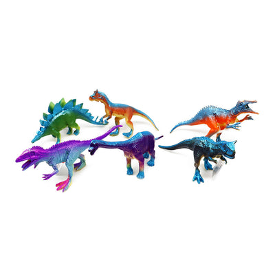 Metallic Finish Dinosaurs 6 Assorted