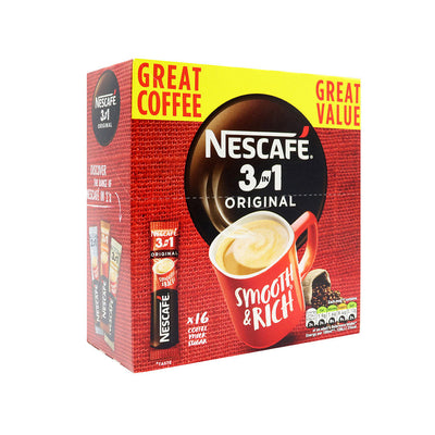 Nescafe Original 3in1 Instant Coffee 16 Sachets