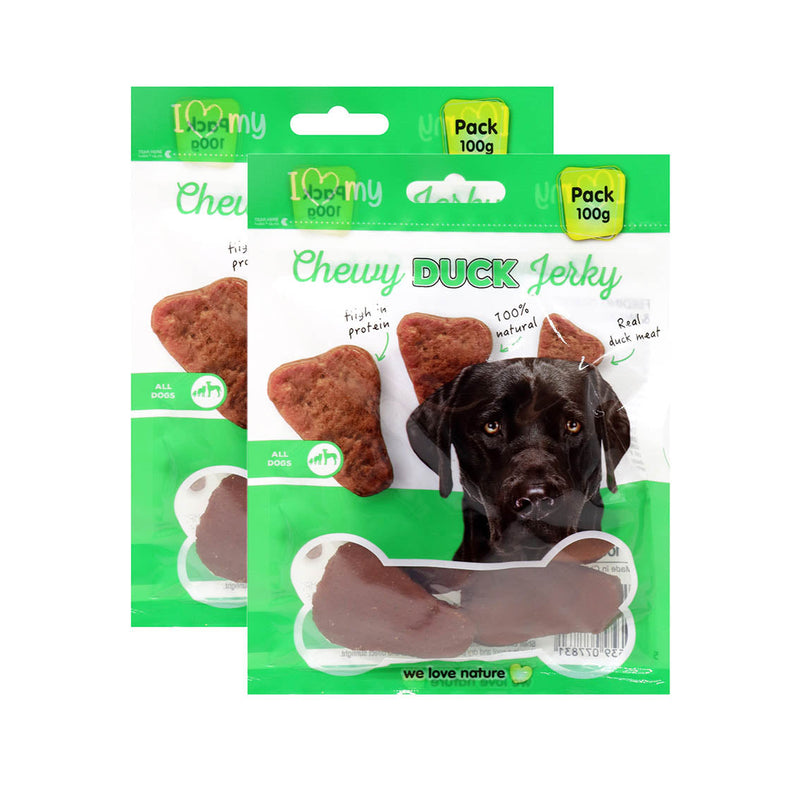 Chewy Duck Jerky Dog Treat 100g