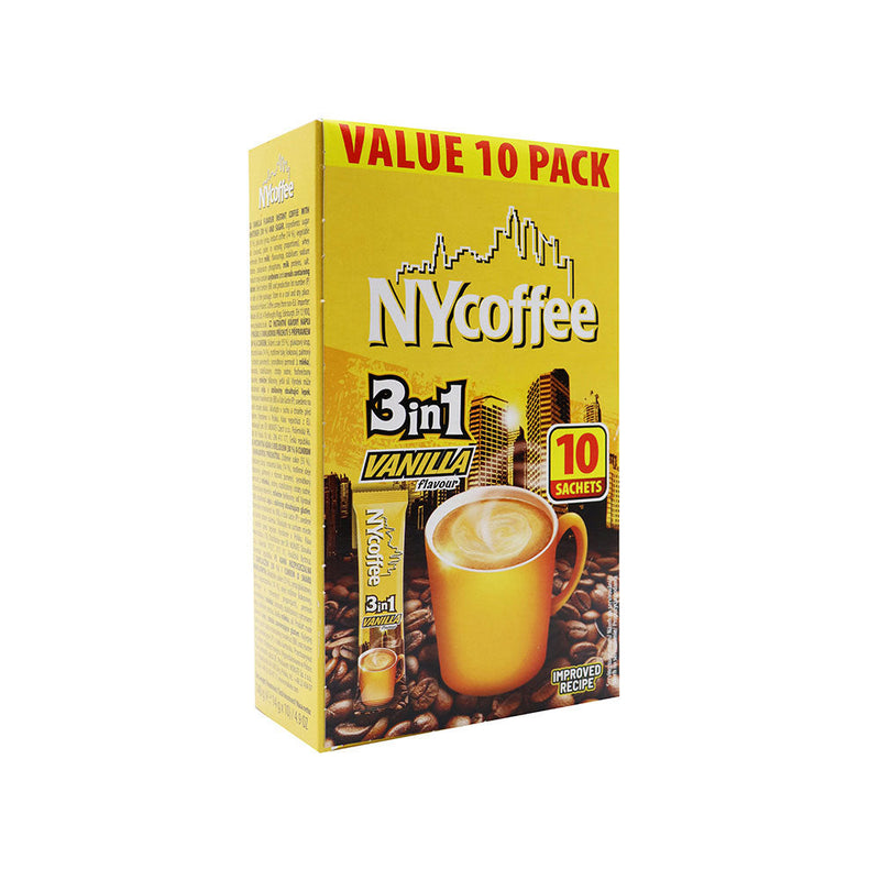 NY Coffee 3 In 1 Vanilla Flavour 10 Sachets