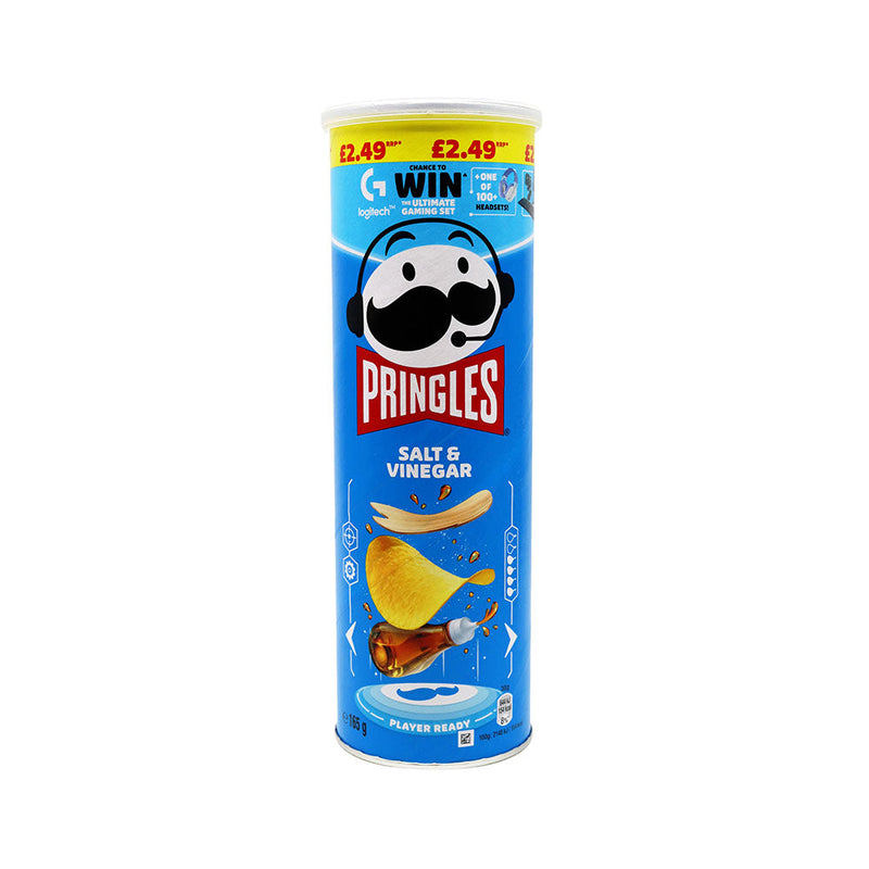Pringles Potato Chips Salt & Vinegar Flavour 165g