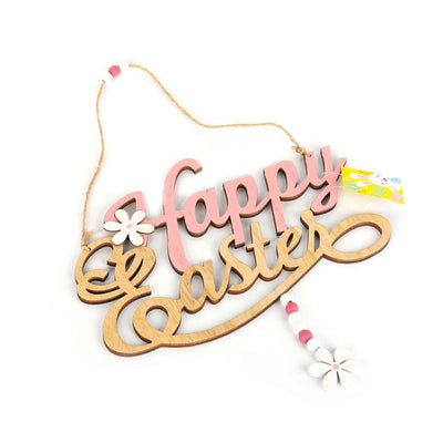 Happy Easter Wooden Sign