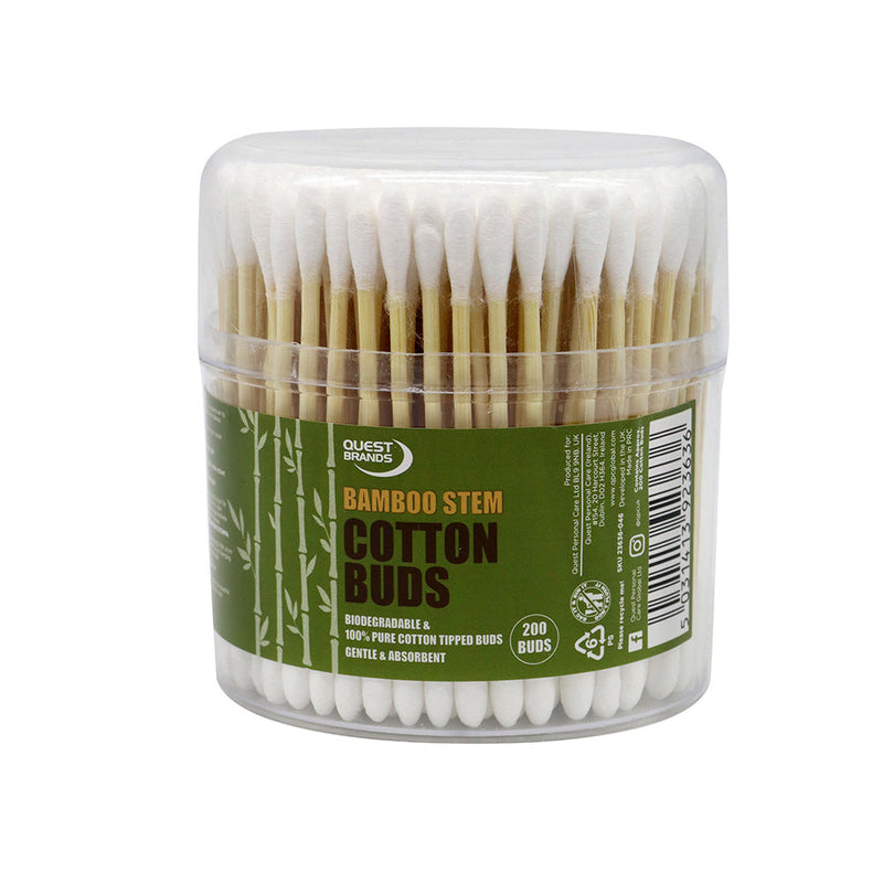 Quest 200 Cotton Bamboo Stem Drum Buds