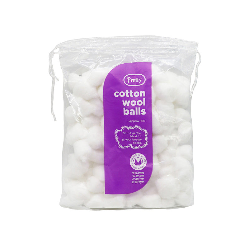 Pretty Cotton Wool Balls 100PC