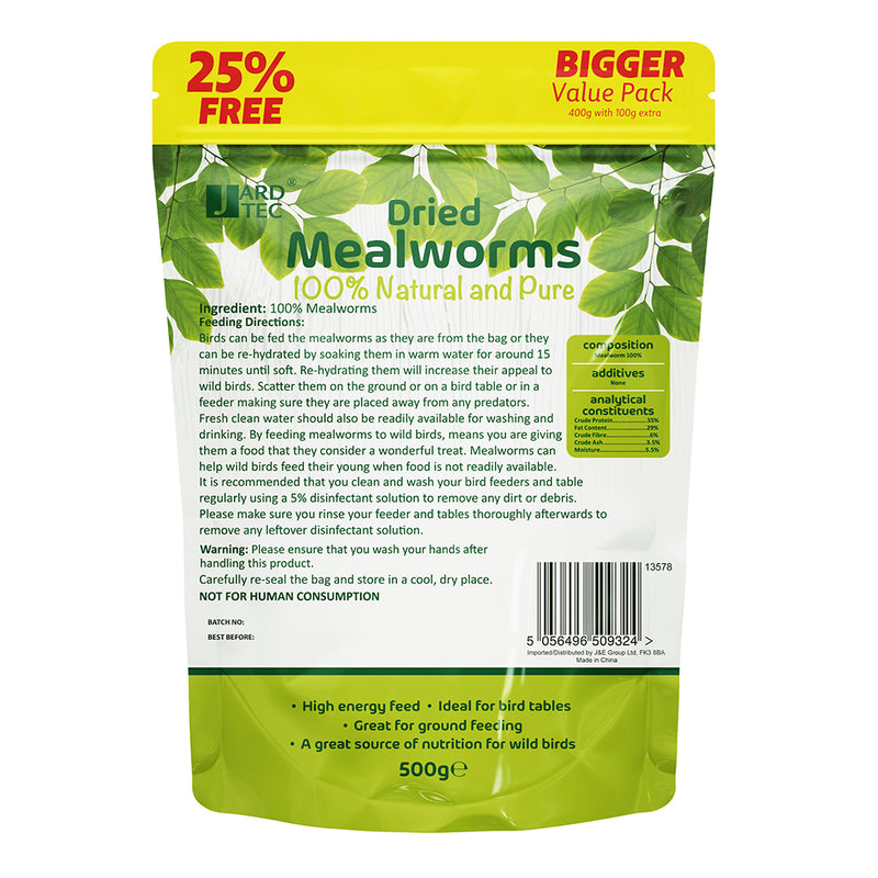 Dried Mealworms 500G