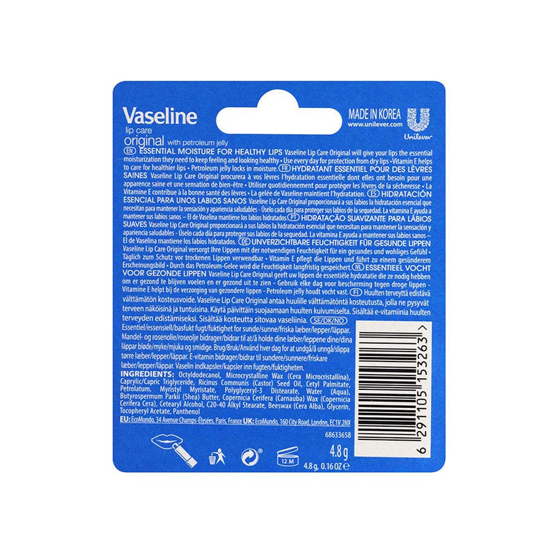 Vaseline Lip Care Vitamin E Original 4.8g