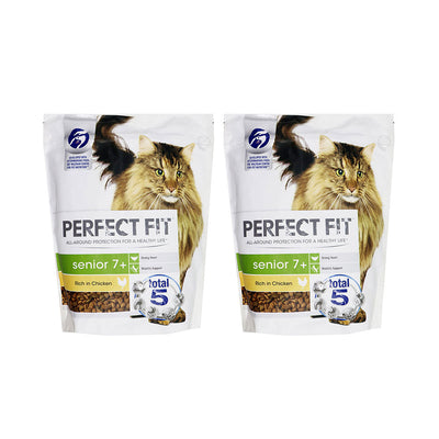 Perfect Fit Rich In Chicken Cat Food Senior 7+ 750g