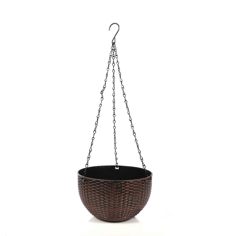 Metalic Effect Hanging Basket 9inch