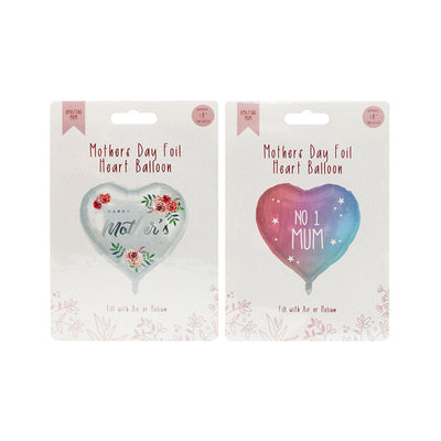 Mother's Day Foil Heart Balloon 18Inch