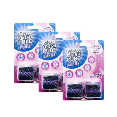 Max Flush Cube Lavender Toilet Cleaner 2x50g