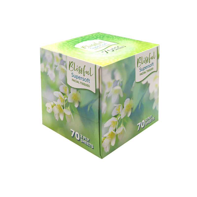 Blissful Cubed Supersoft Facial Tissues 2PLY 70S
