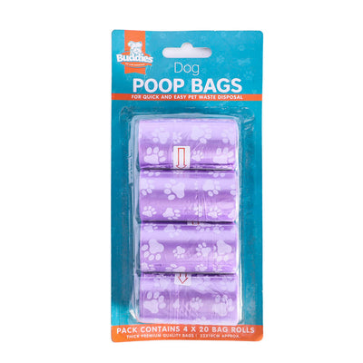 Dog Popo Bags 4x20 bags