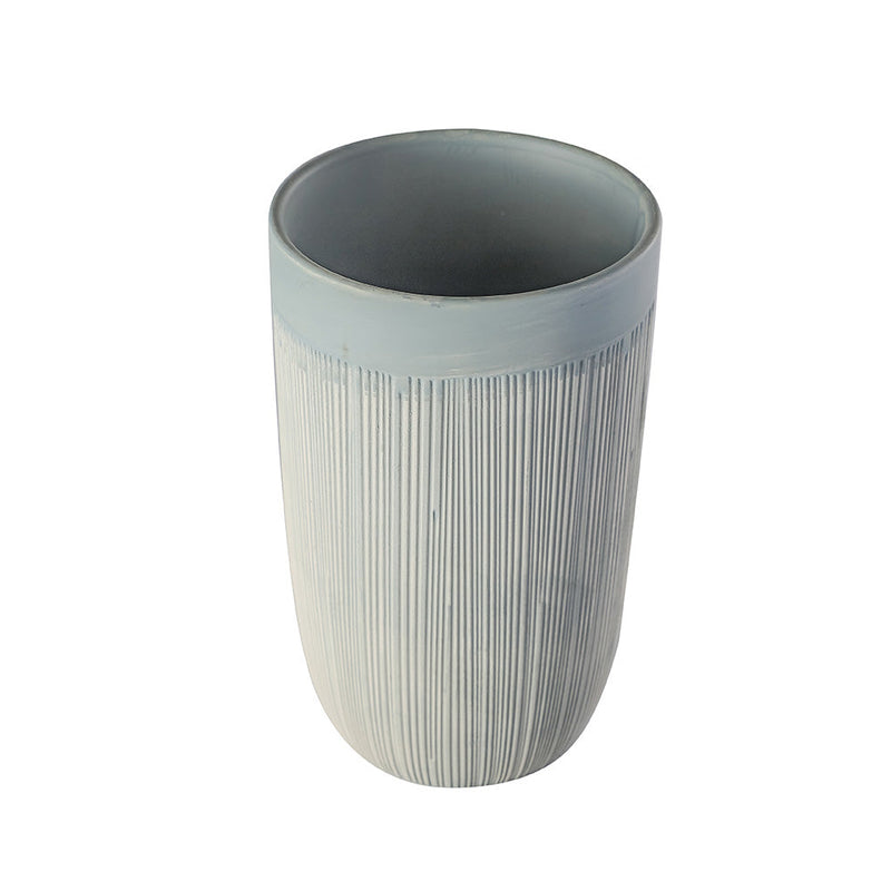 Textured Vase 12x12x20CM