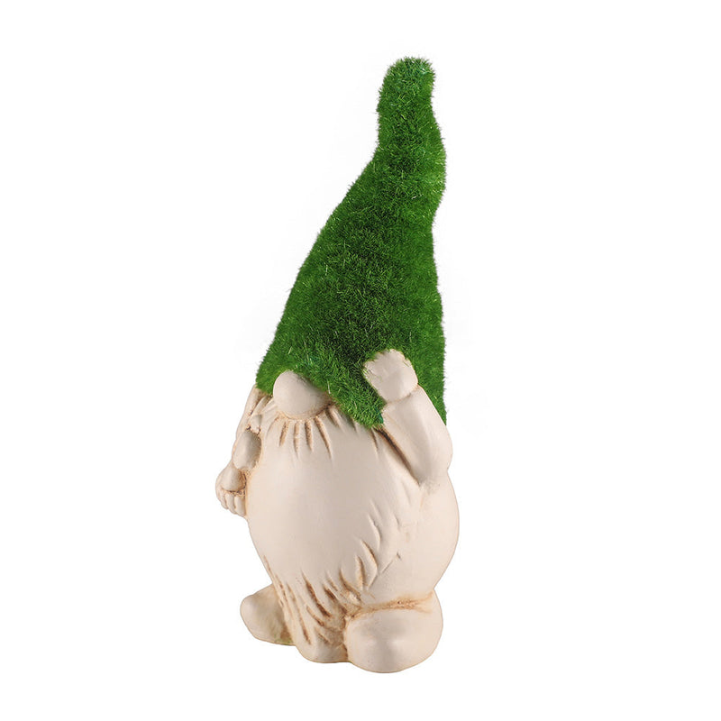 Flocked Gnome Ornament