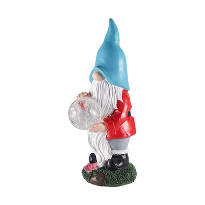 Gnome LED Crystal Ball Ornament