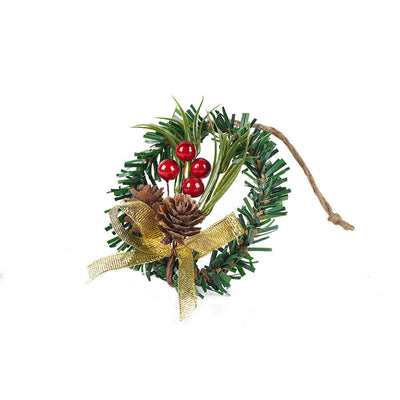 Christmas Hanging Decoration With Pinecone & Berry