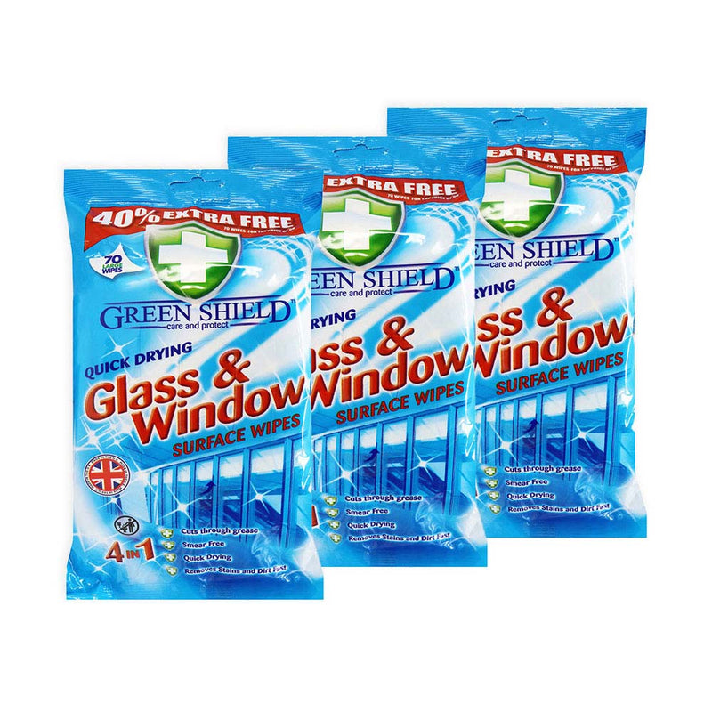 Greenshield Glass & Window Surface Wipes