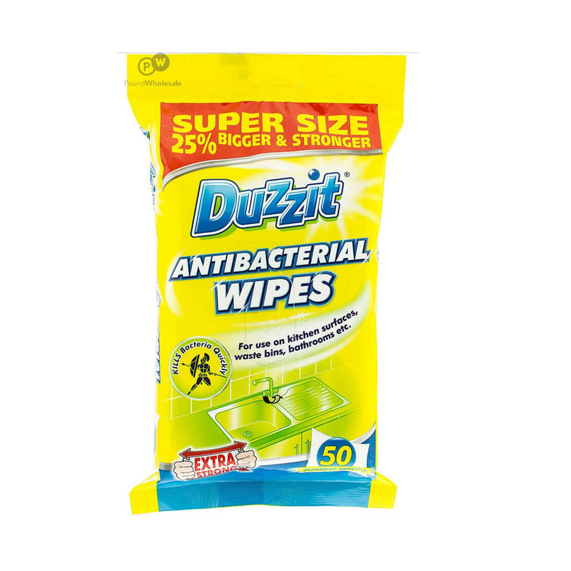 Duzzit Anti-Bacterial Wipes 50pk