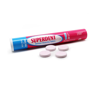 Superdent Denture Cleaning Tablets 30S