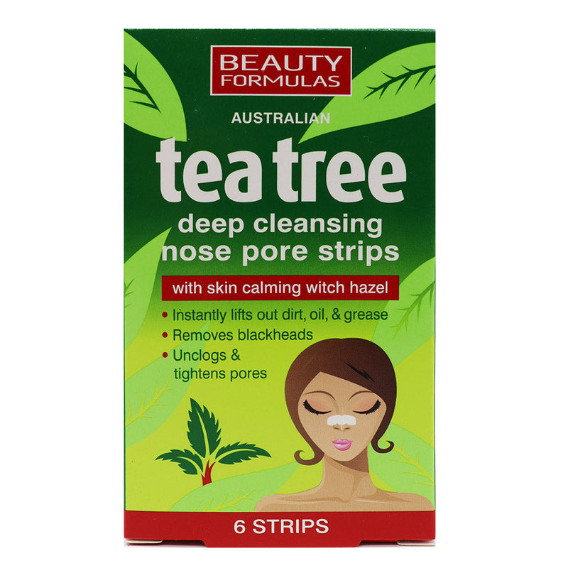 Beauty Formulas Tea Tree Nose Pore Strips 6S