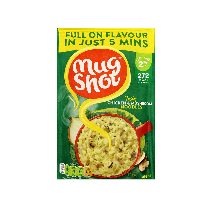 Mugshot Chicken & Mushroom Noodles 68g