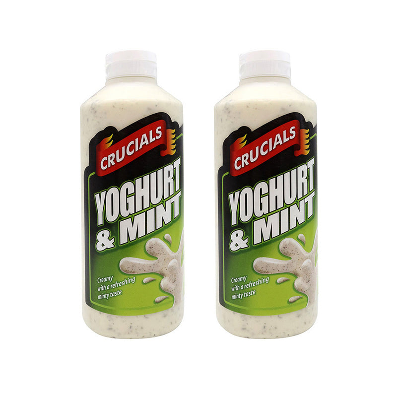 Crucials Yogurt and Mint Sauce 500ML x 2PK
