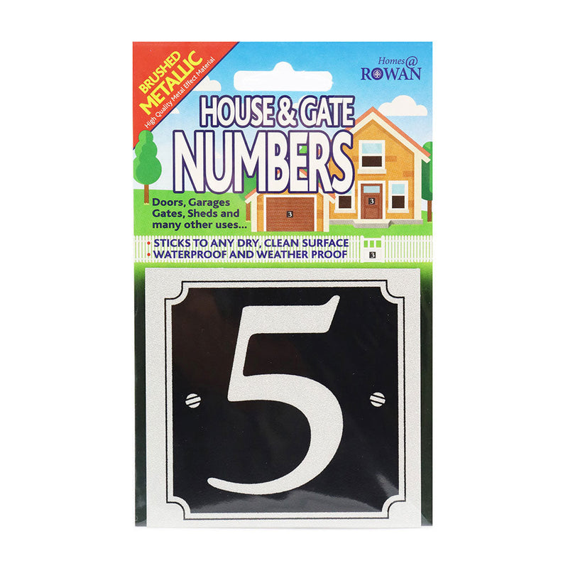 House & Gate Number Silver