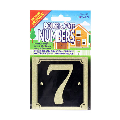 House & Gate Number Gold