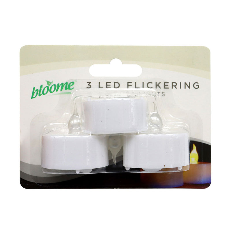 LED Flckering Tealights 3PK