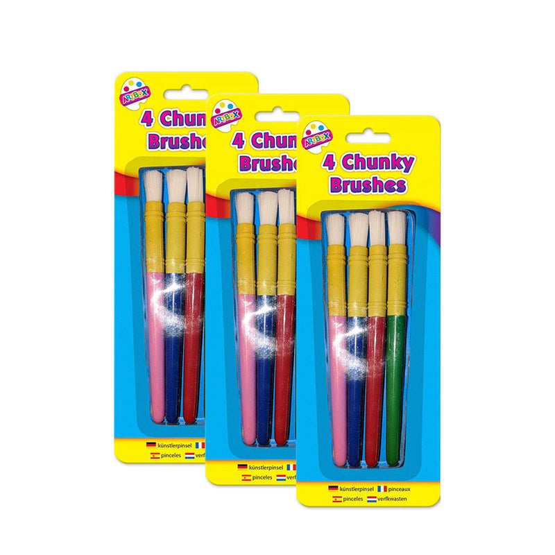 Chunky Paint Brushes 4PCS