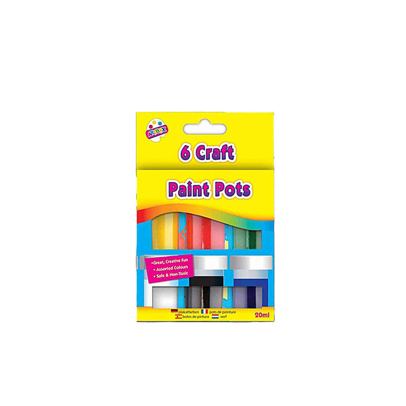 Craft Paint Pot 6 x 20ML