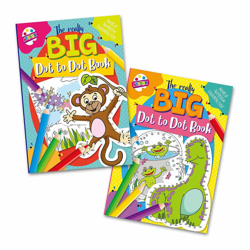 ArtBox Dot to Dot Colouring Book Assorted