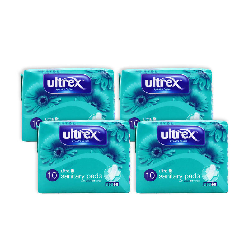 Ultrex Ultra Fit Sanitary Pads 10S