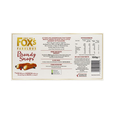 Fox Brandy Snaps 100g