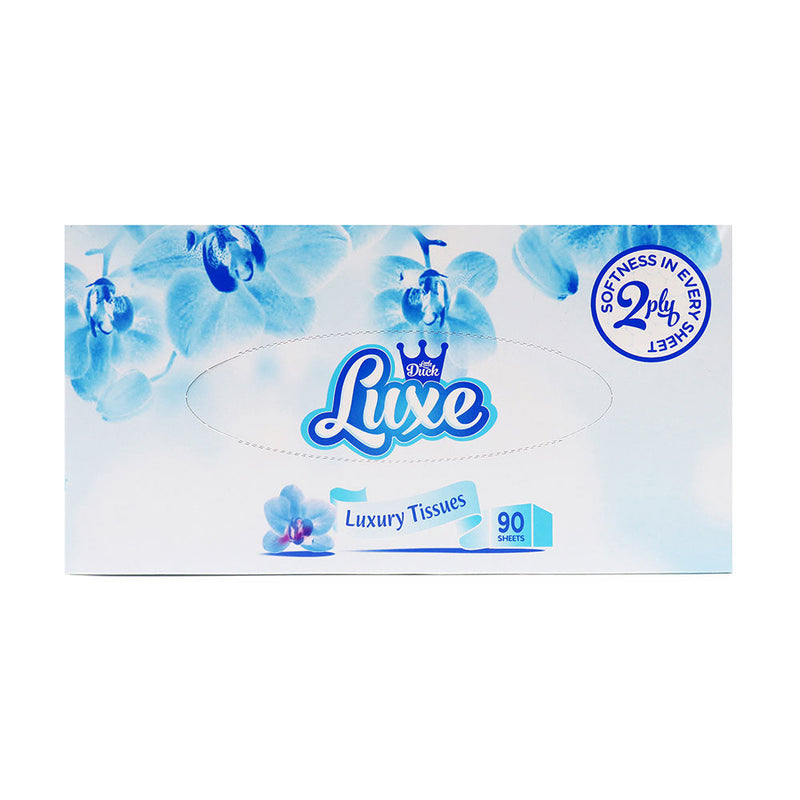 Luxe Luxury 2-Ply Tissues 90 Sheets Twin Pack