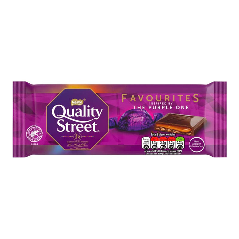 Quality Street Purple Chocolate Block 84g x 3PK